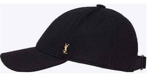 ysl fitted cap|YSL black hat.